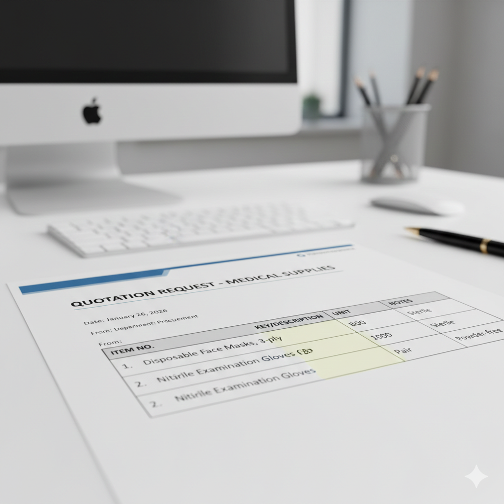 Requisitos para cotización